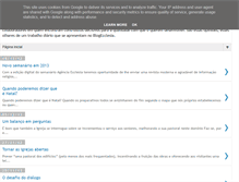 Tablet Screenshot of blog.ecclesia.pt