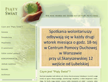Tablet Screenshot of piatyswiat.ecclesia.org.pl