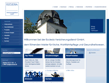 Tablet Screenshot of ecclesia.de